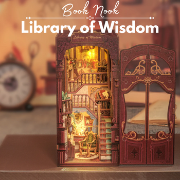 DIY Book Nook - Library Of Wisdom | Cutebee