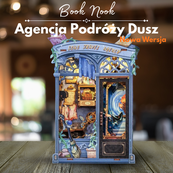 DIY Book Nook - Nová verze cestovní kanceláře Soul | Cutebee Miniaturní dům
