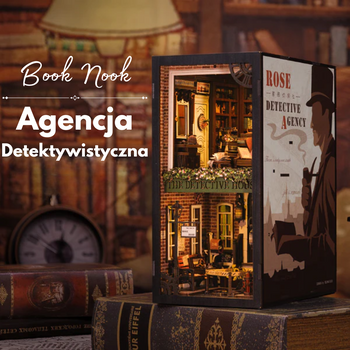DIY Book Nook - Detective Agency | Cutebee miniaturní domeček