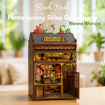 DIY Book Nook - Fantastic Garden Shop Nová verze | Cutebee Miniaturní domek