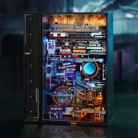 Puzzle 3D kuličková dráha - Poslední město | Mechanická kuličková dráha Robotime ROKR