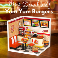 3D Mini dům - Yum Yum Burgers | Rolife