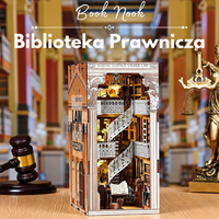 DIY Book Nook - Právnická knihovna Law Library | MiniCity