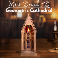 Mini domeček 3D - Geometric Cathedral | Rolife