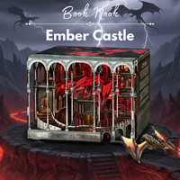 DIY Book Nook - Ember Castle | Miniaturní domeček Minicity