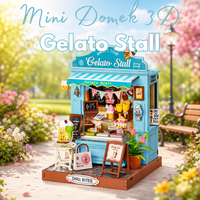 Mini domeček 3D - Gelato Stall | Rolife