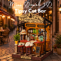 Miniaturní bar 3D - Tipsy Cat Bar | Rolife