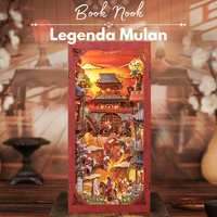 DIY Book Nook - Legenda o Mulan | Cutebee Miniaturní dům