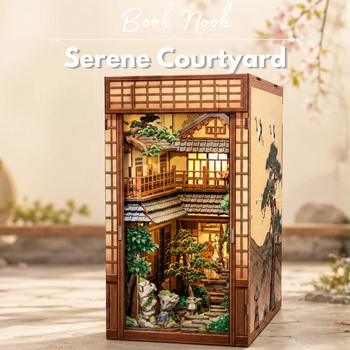 Serene Courtyard – DIY Book Nook CuteBee | 3D puzzle Dárek