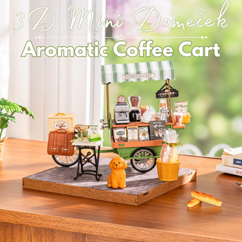 Aromatic Coffee Cart - Mini domeček 3D| Rolife