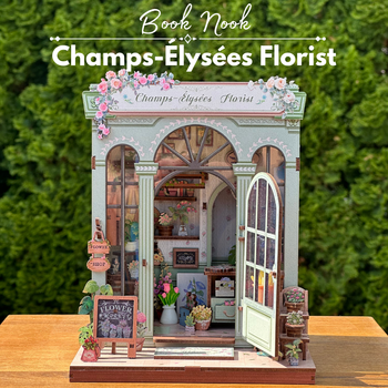 DIY Book Nook - Champs-Élysées Florist | Cutebee
