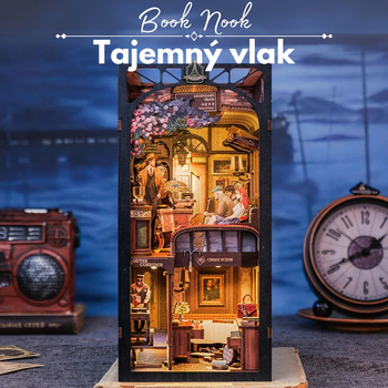 DIY Book Nook - Train Mystery | Cutebee