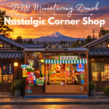 Nostalgic Corner Shop – DIY Miniaturní domeček | Robotime