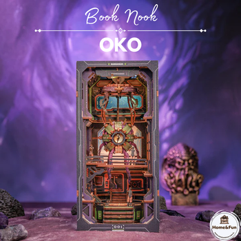 DIY Book Nook - OKO | Miniaturní dům Cutebee