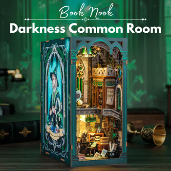DIY Book Nook - Darkness Common Room |  Puzzle 3D
