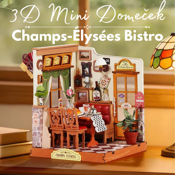 Miniaturní Domecek 3D - Champs-Élysées Bistro | Rolife