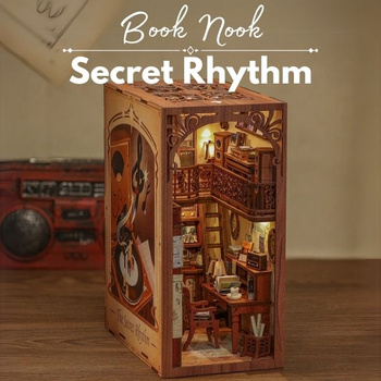 DIY Book Nook - Secret Rhythm | Cutebee Miniaturní domeček