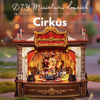 DIY Domeček miniatur - Cirkus Cutebee