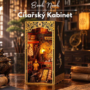 DIY Book Nook - Císařský Kabinet | MiniCity