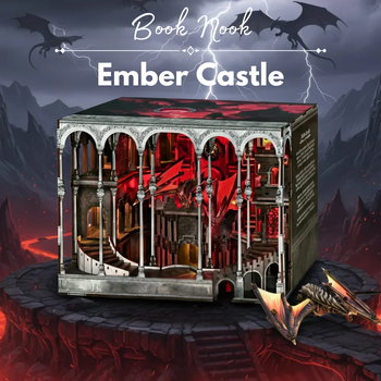 DIY Book Nook - Ember Castle | Miniaturní domeček Minicity