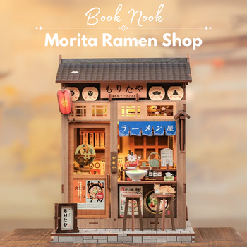 DIY Book Nook - Morita Ramen Shop Cutebee Puzzle 3D