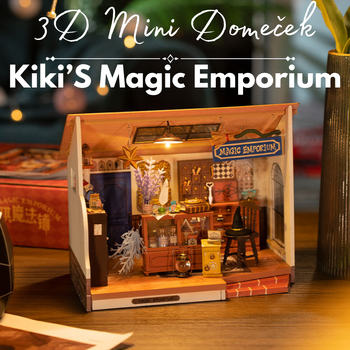 Mini 3D dům - Kiki's Magic Emporium | Robotime