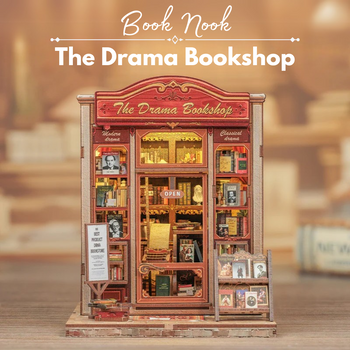 DIY Book Nook - Drama Bookshop | Cutebee