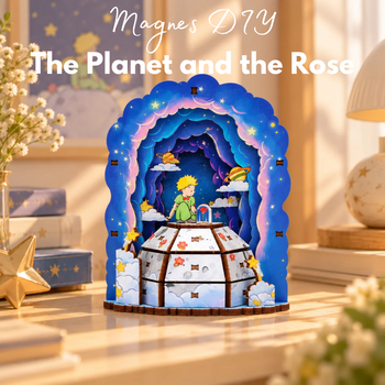 The Planet and the Rose – DIY magnet na lednici CuteBee | Malý princ