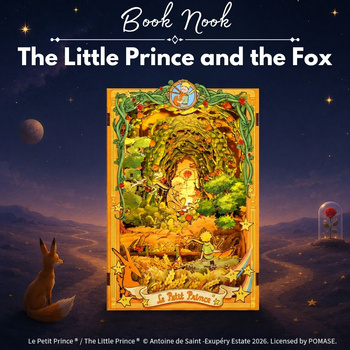 The Little Prince and the Fox – DIY Book Nook CuteBee | 3D puzzle Dárek