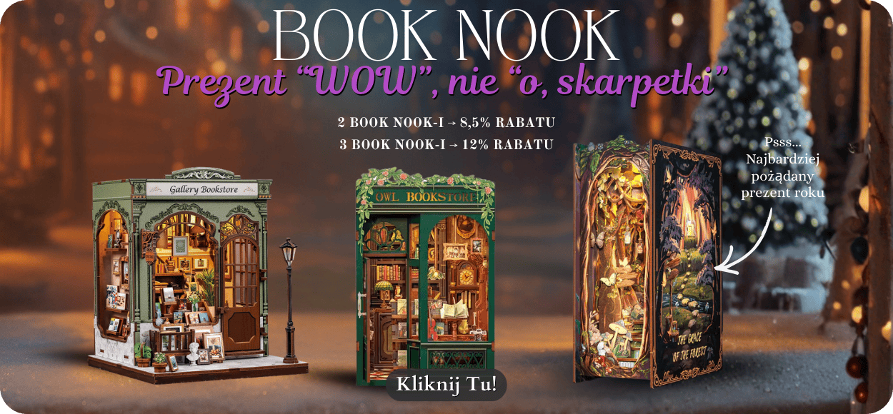 Vánoční modely a sady Book Nook - zaručené nápady na dárky (s WOW efektem)