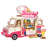 Zmrzlinový food truck Beverly's – 3D puzzle Rolife s LED
