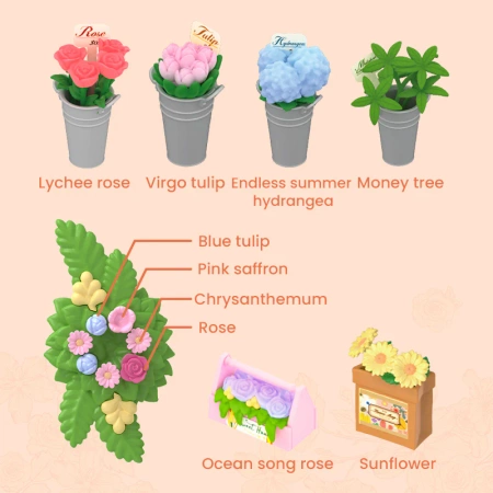 Mini 3D dům - Fresh Flower Shop | Rolife