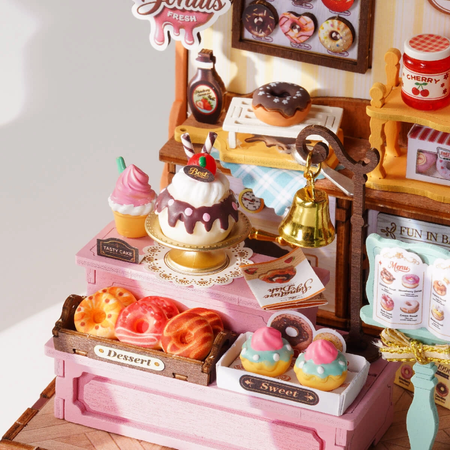 Mini domeček 3D - Sweetie’s Donut Shop | Rolife
