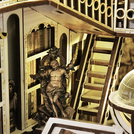 DIY Book Nook - Knihovna bohů Library of Gods | MiniCity