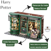 Vánoční sada Book Nook - Harry Potter Magic Shop | Cutebee Puzzle 3D