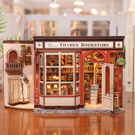 Thames Bookstore - DIY Book Nook | Cutebee
