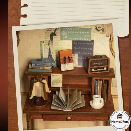 DIY Book Nook - Secret Rhythm | Cutebee Miniaturní domeček
