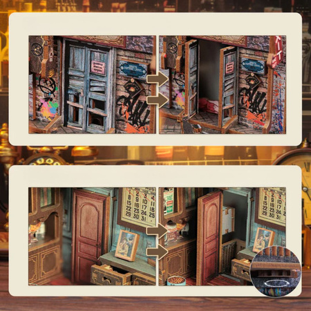 Diy Book Nook - Dlouhé loučení | Cutebee Miniaturní dům