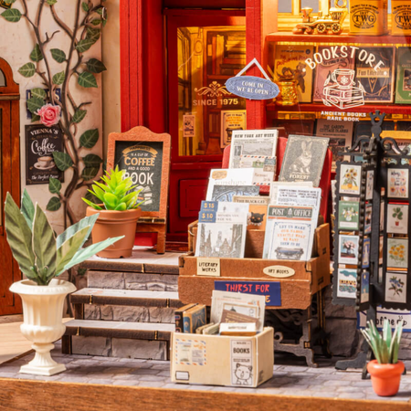 Mini domeček 3D – Vienna Bookstore | Rolife