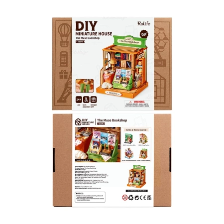 Mini dům 3D - The Muse Bookshop | Rolife