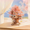 Puzzle 3D dům na stromě - Sakura Tree House | Model DIY Rolife Robotime