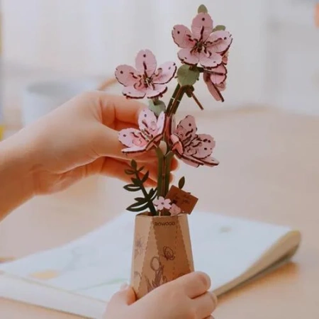 Dřevěná sada Puzzle 3D - Sakura | Rowood
