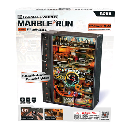 Puzzle 3D kuličková dráha - hip hopový styl | Mechanický kuličkový běh Robotime ROKR