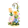 Garden Ramble – 3D puzzle ROKR, kytice s LED osvětlením (206 dílků)
