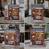 DIY Book Nook - John's Hair Salon | Cutebee Puzzle 3D