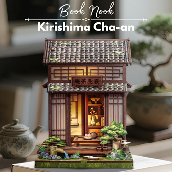 DIY Book Nook - Kirishima Cha-an Cutebee Puzzle 3D