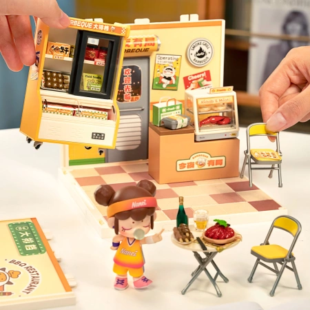 Mini 3D House - Night Out Food Stall | Rolife