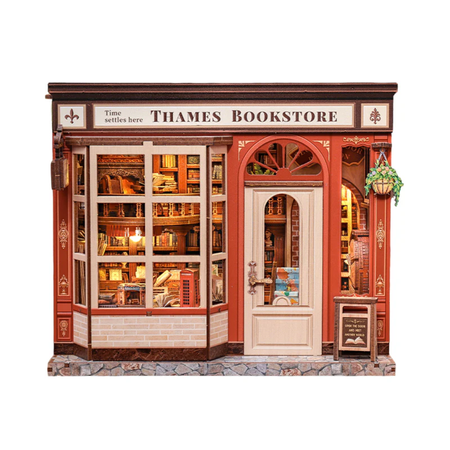 Thames Bookstore - DIY Book Nook | Cutebee