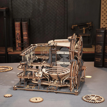 Dřevěná bublinková dráha Puzzle 3D - Mramorové noční město Robotime