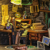 DIY Book Nook - Darkness Common Room |  Puzzle 3D